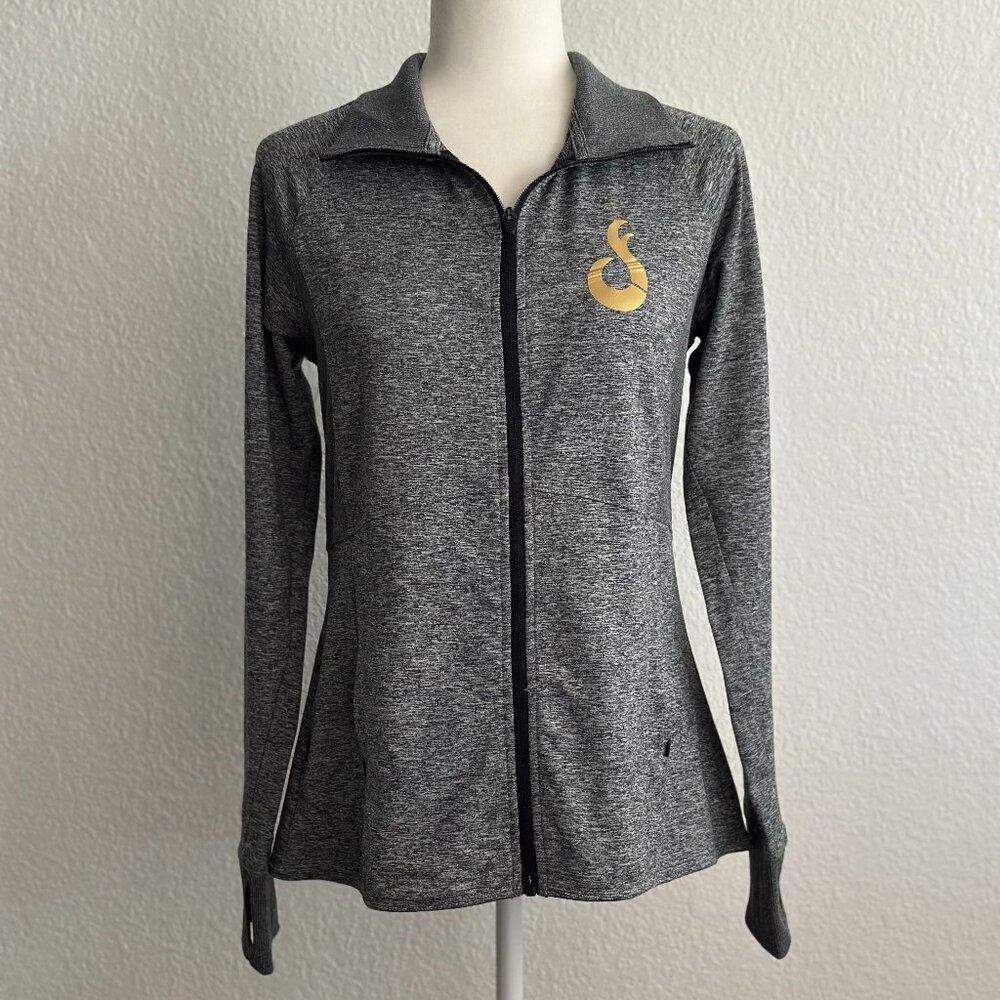 Champion Gray Full-Zip Athletic Jacket Size Large - Picture 2 of 6